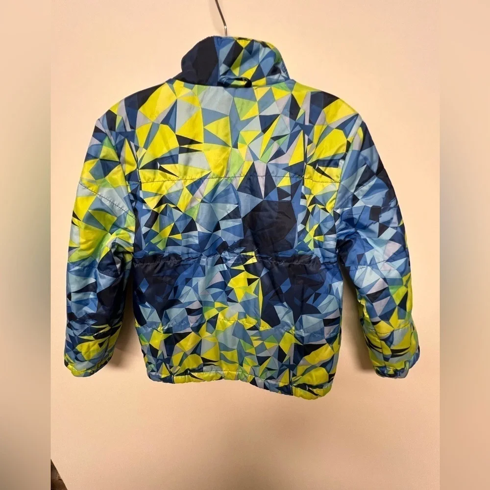 GIRLS BLUE GREEN LIGHT FLEECE LINED JACKET SIZE. 4 T